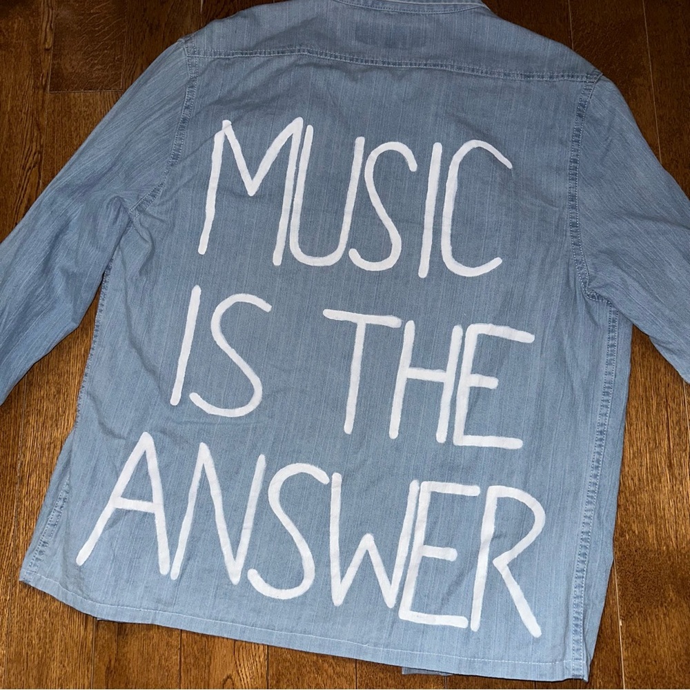 Custom hand painted shirt